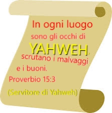 Yahweh è il solo cfreatore