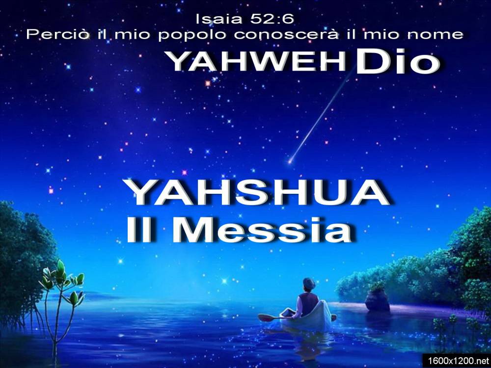 Yahshua il nostro salvatore