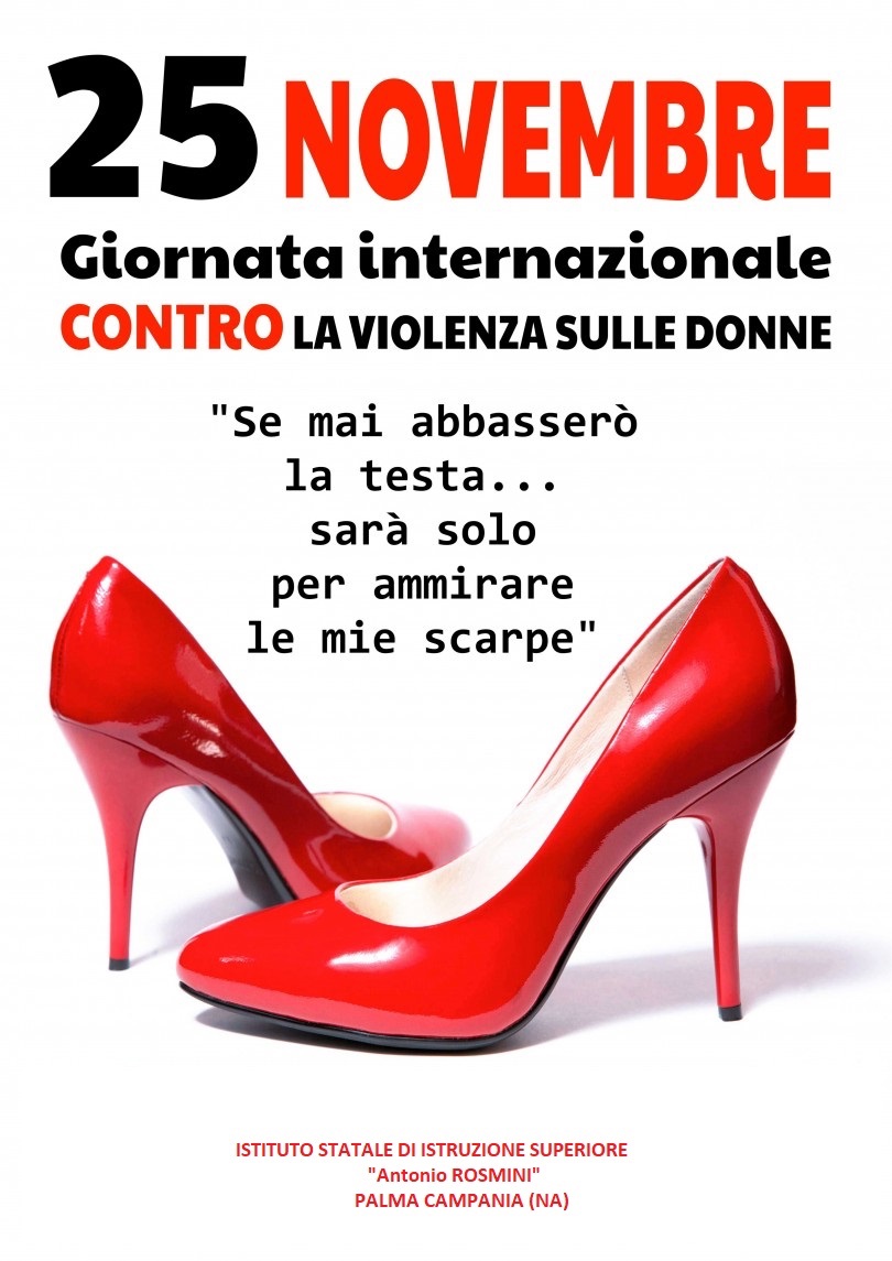 Oggi 25 Novembre si celebra: nò! violenza contra le DONNE