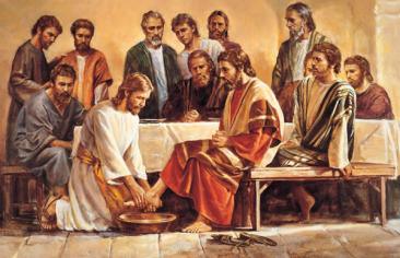 Yahshua fa l´ultima cena con gli apostali