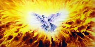 SPIRITO SANTO in forma di FUOCO, e di Colomba