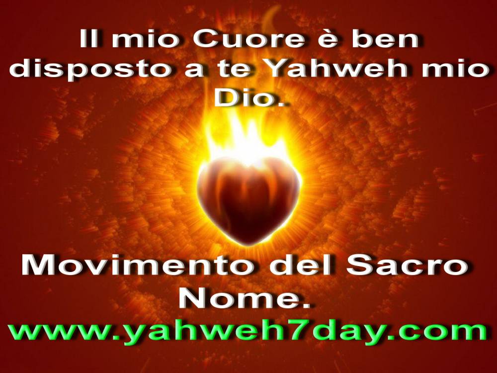 SHABBAT IL VERO RIPOSO FATTO DA YHWH, ed il Suo amato Figlio YAHSHUA.