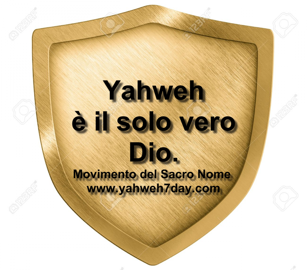 Yahweh il vero Dio